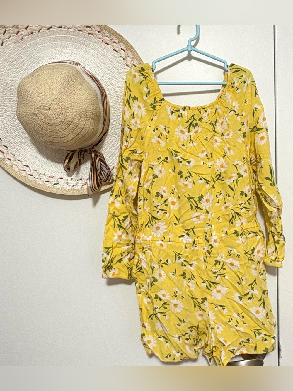 Place Yellow Floral Romper
